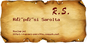 Répási Sarolta névjegykártya